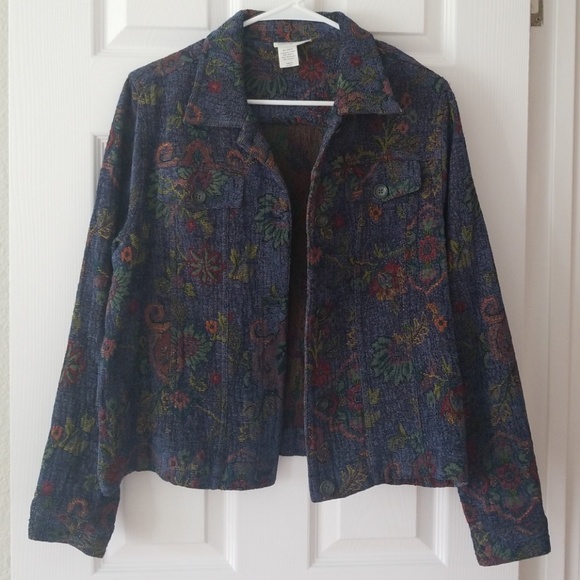 Coldwater Creek Jackets & Blazers - Coldwater Creek Tapestry Jacket